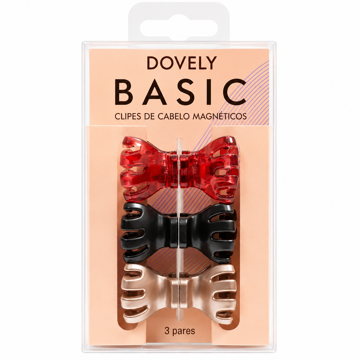 Dovely Basic - Conjunto Rosé - 3 Peças