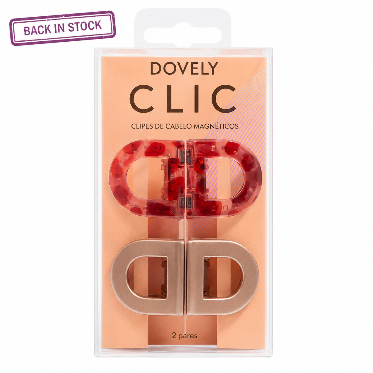 Dovely Clic - Conjunto Rosé - 2 Peças